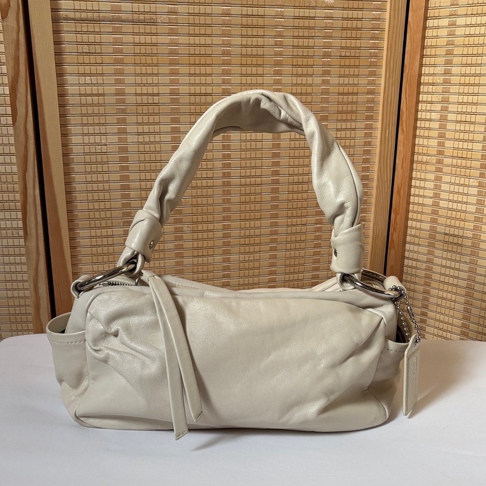 Coach 13442 Cream Chunky Hobo Bag VTG